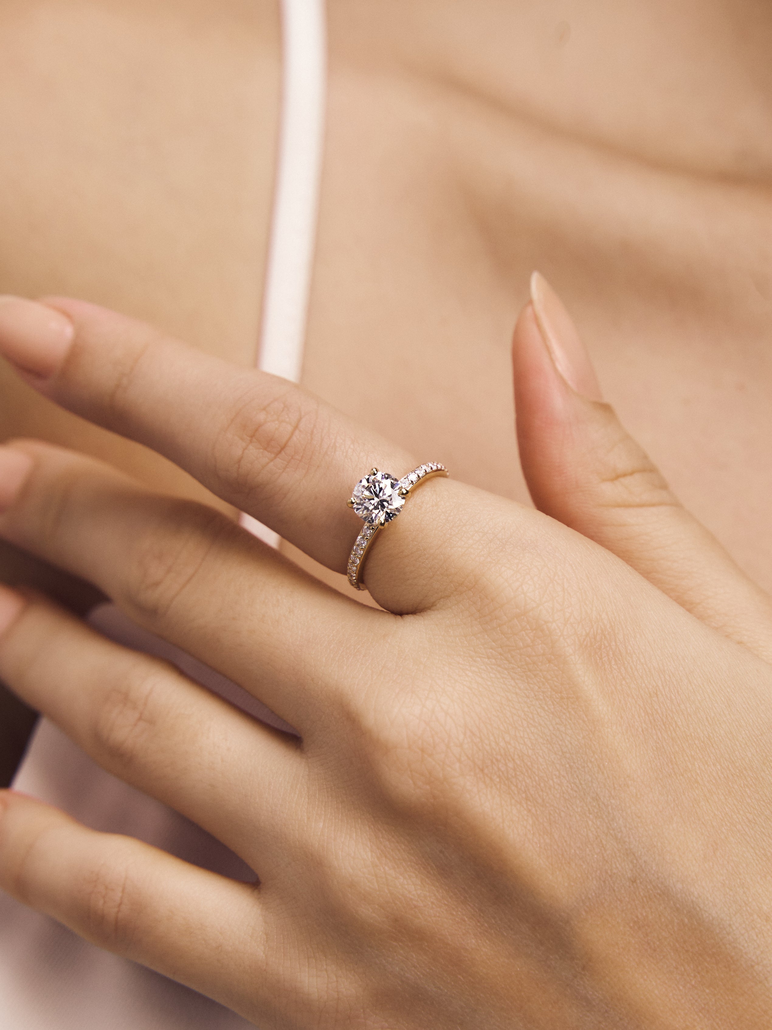 【1.0ct】LAB GROWN DIAMOND HALF ETERNITY / リングRD