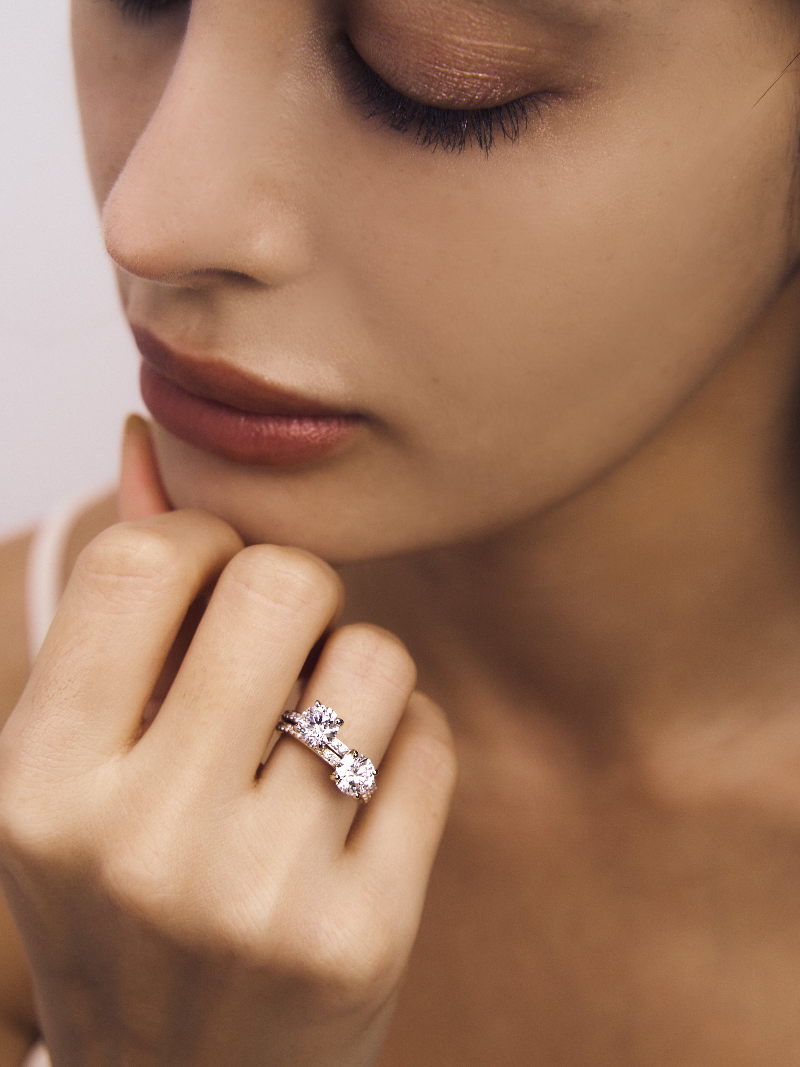 【1.0ct】LAB GROWN DIAMOND HALF ETERNITY / リングRD
