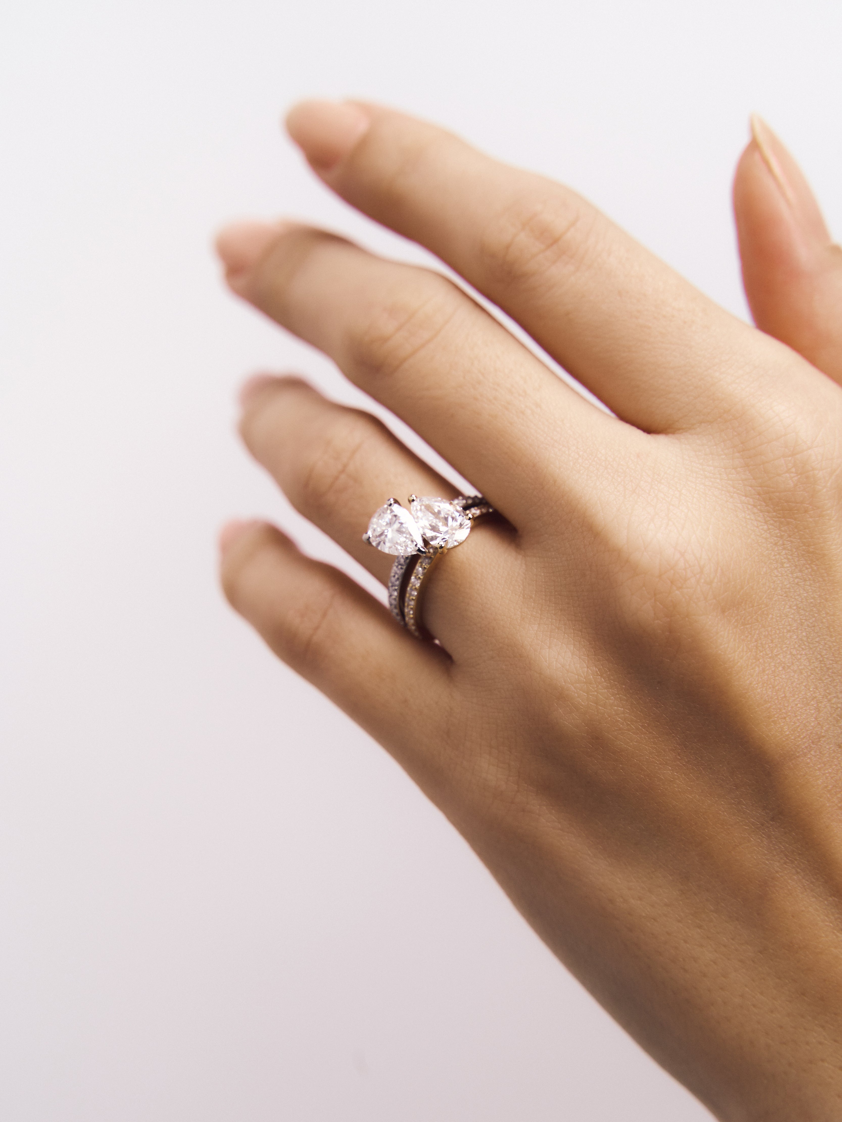 【1.0ct】LAB GROWN DIAMOND HALF ETERNITY / リングPS