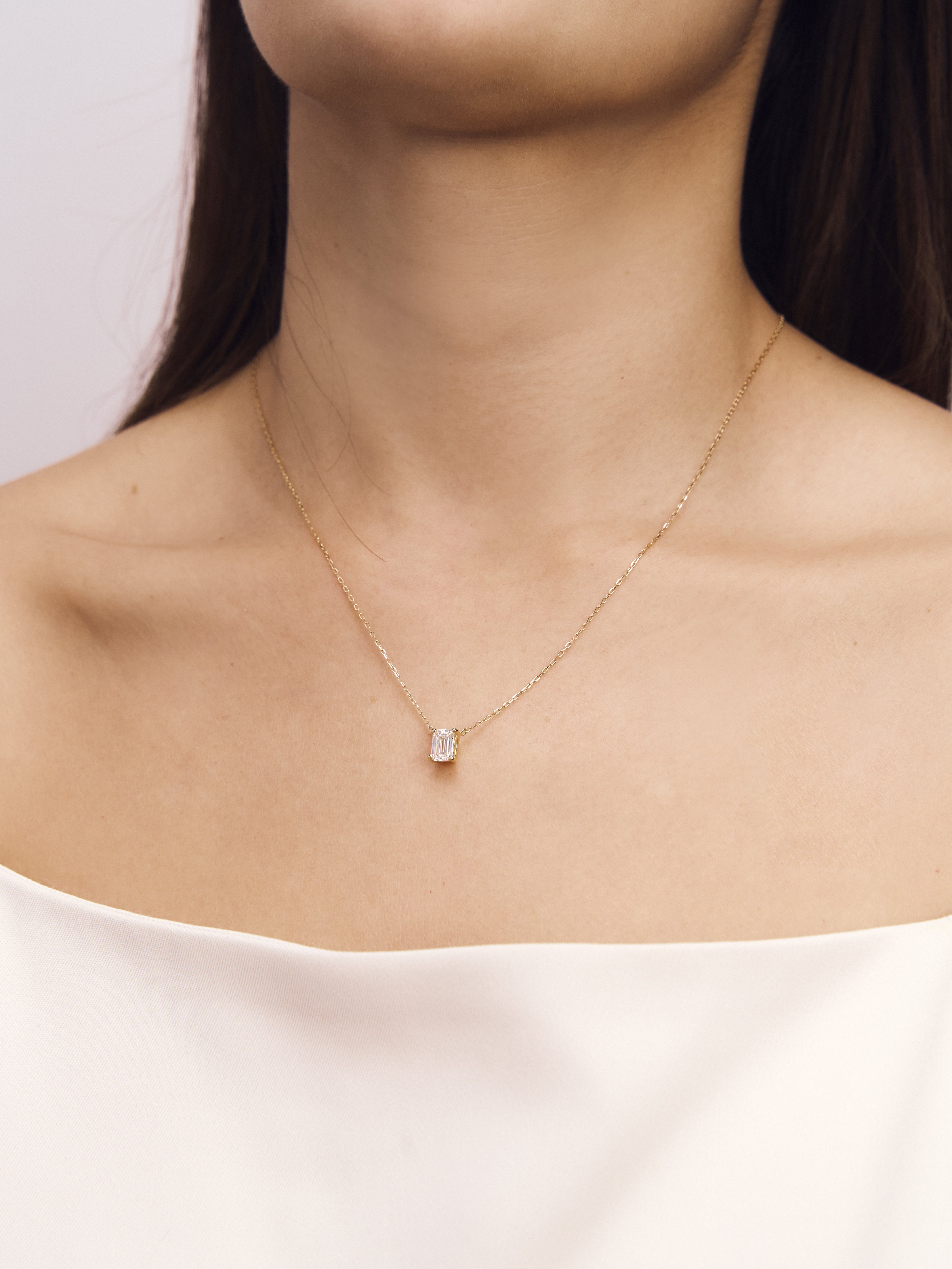 【1.0ct】LAB GROWN DIAMOND / ネックレスEM