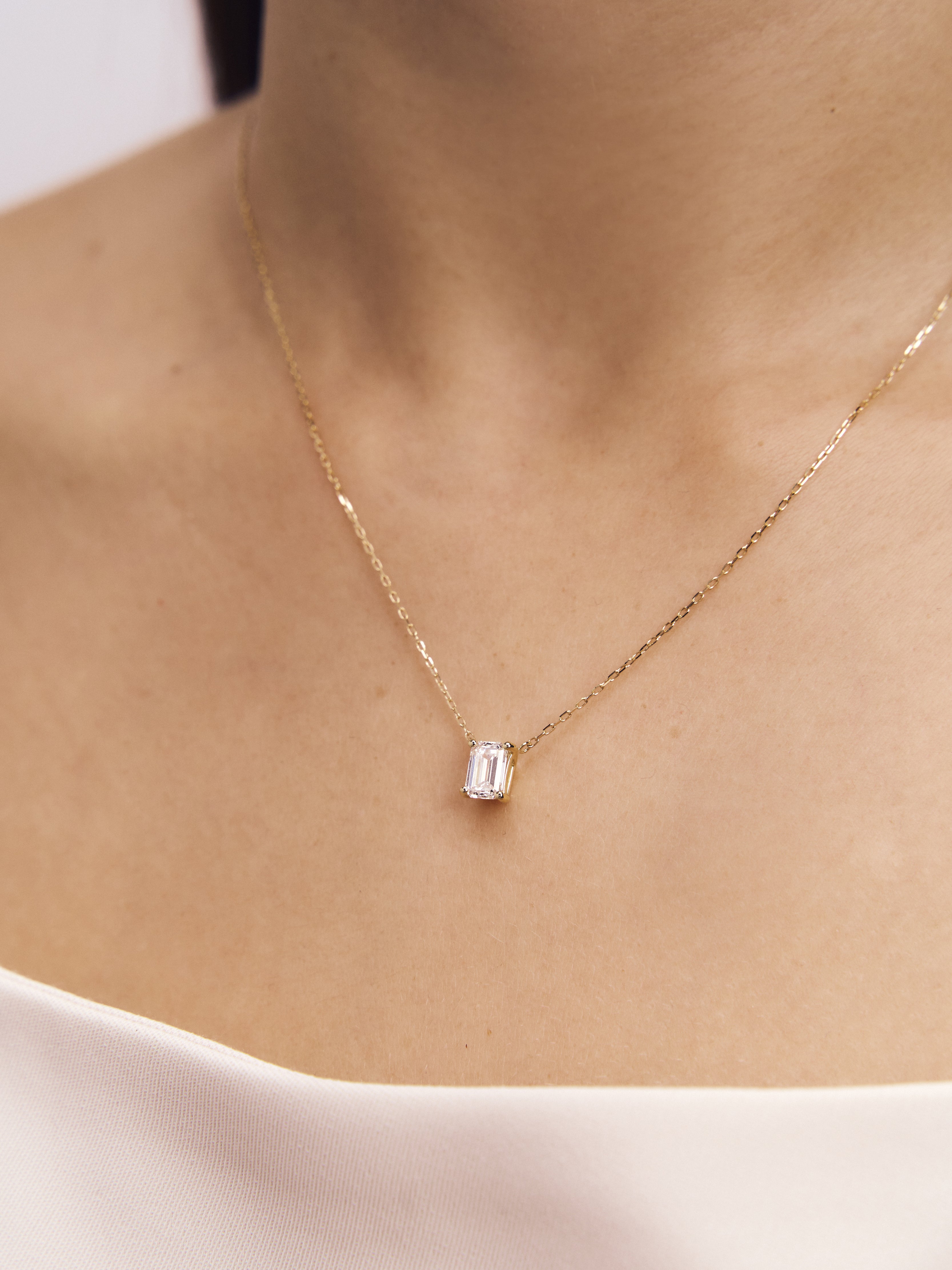 【1.0ct】LAB GROWN DIAMOND / ネックレスEM