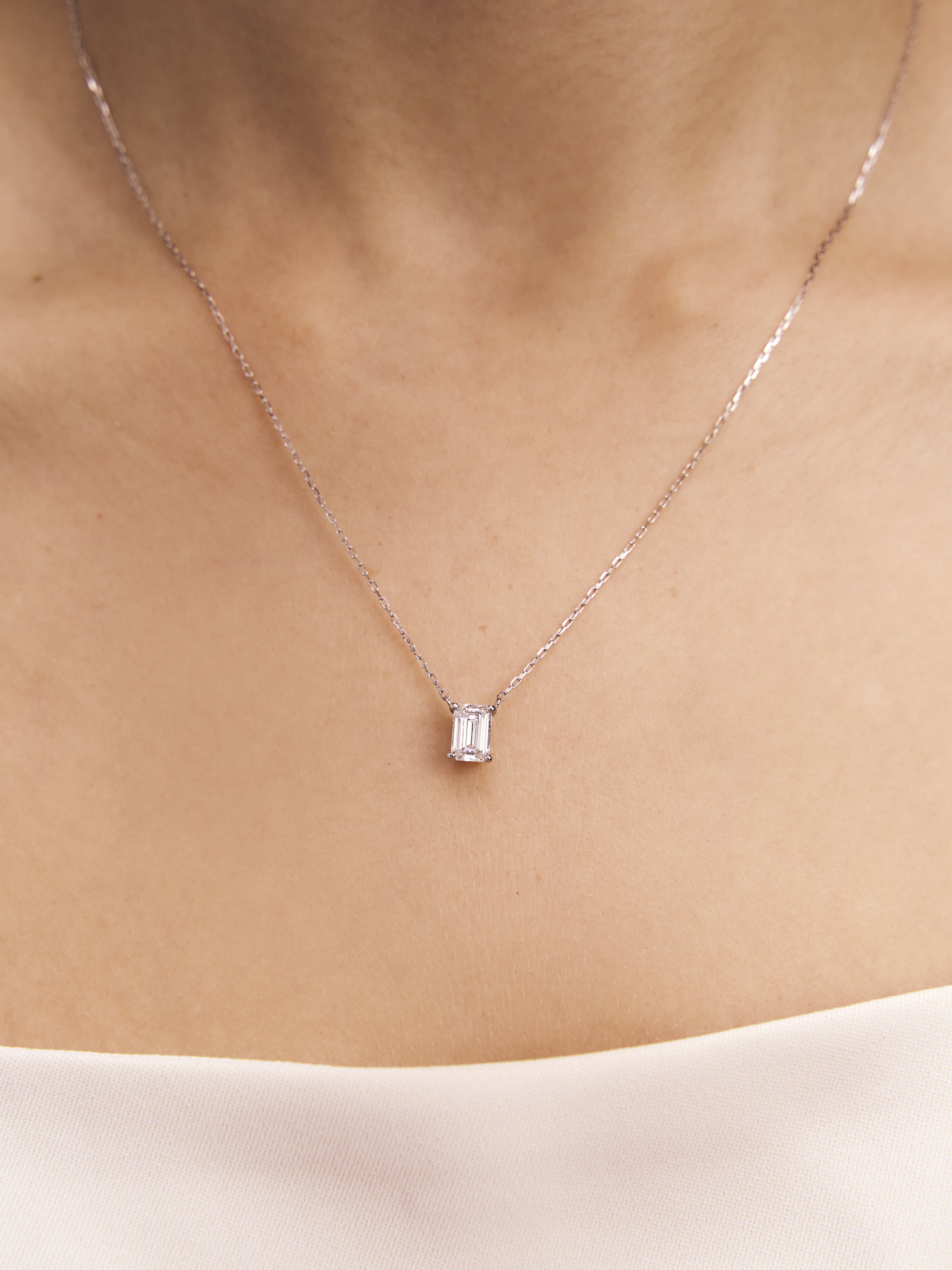 【1.0ct】LAB GROWN DIAMOND / ネックレスEM