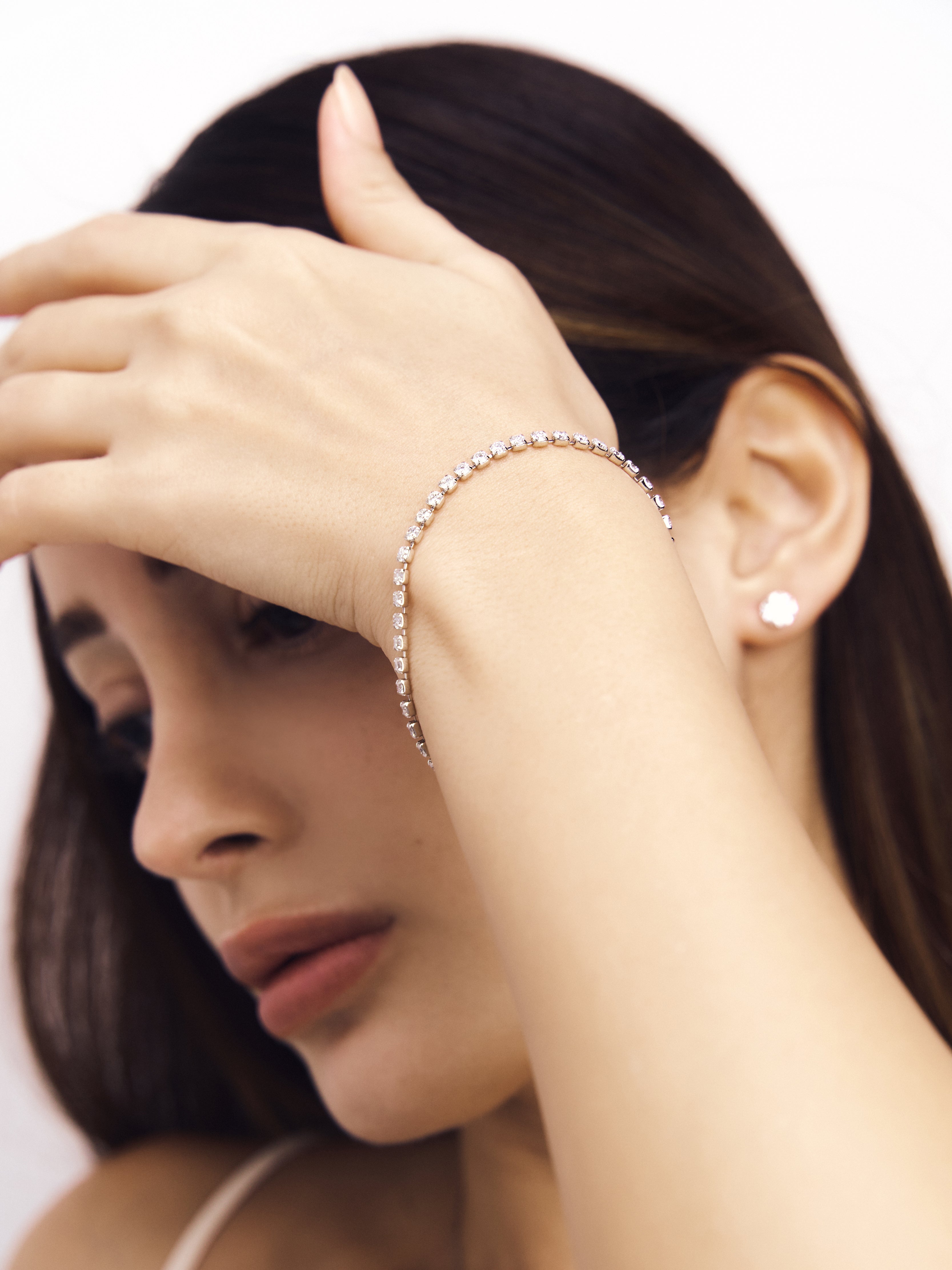 【1.0ct】LAB GROWN DIAMOND / テニスブレスレット