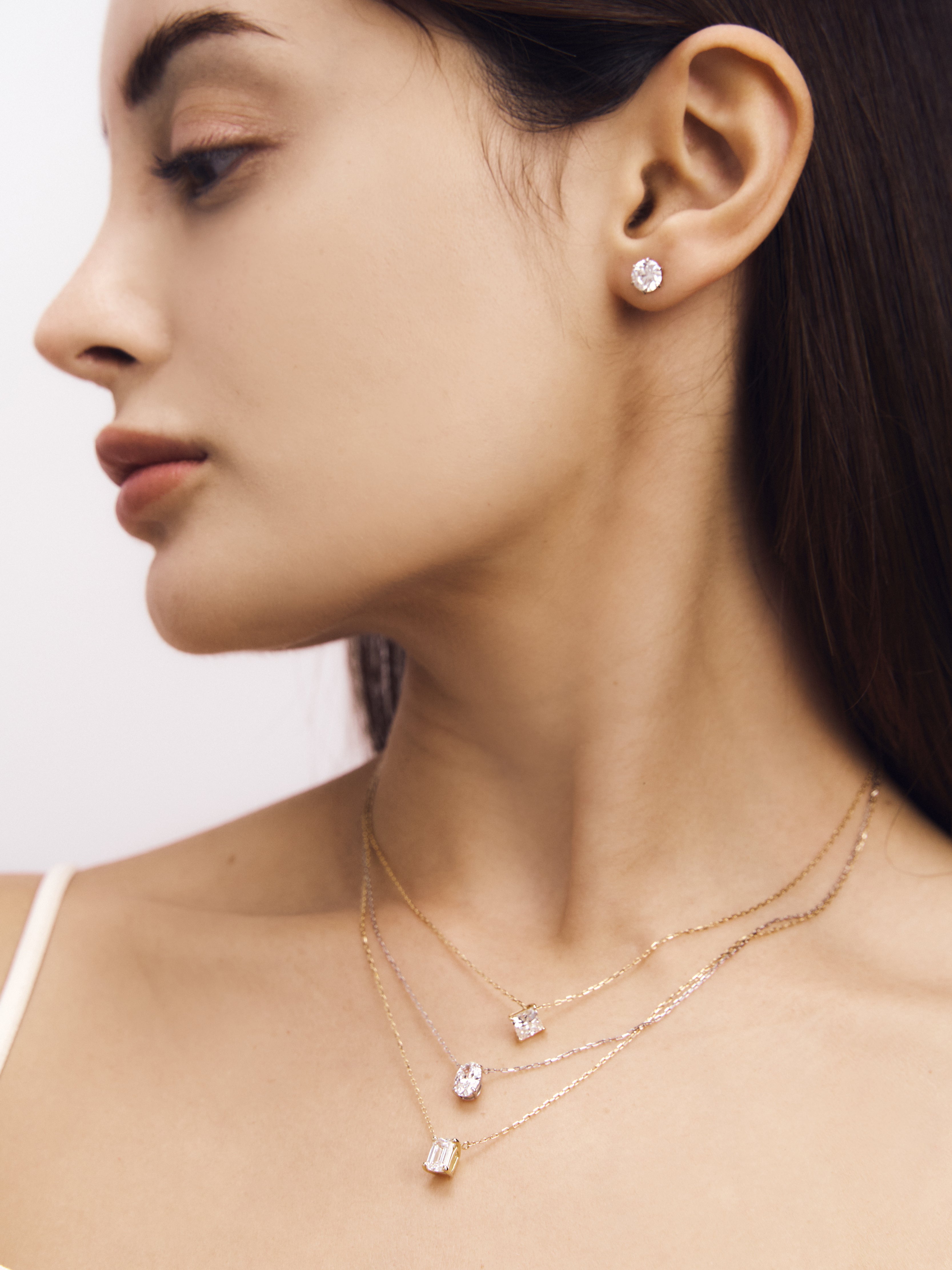 【1.0ct】LAB GROWN DIAMOND / ネックレス OV