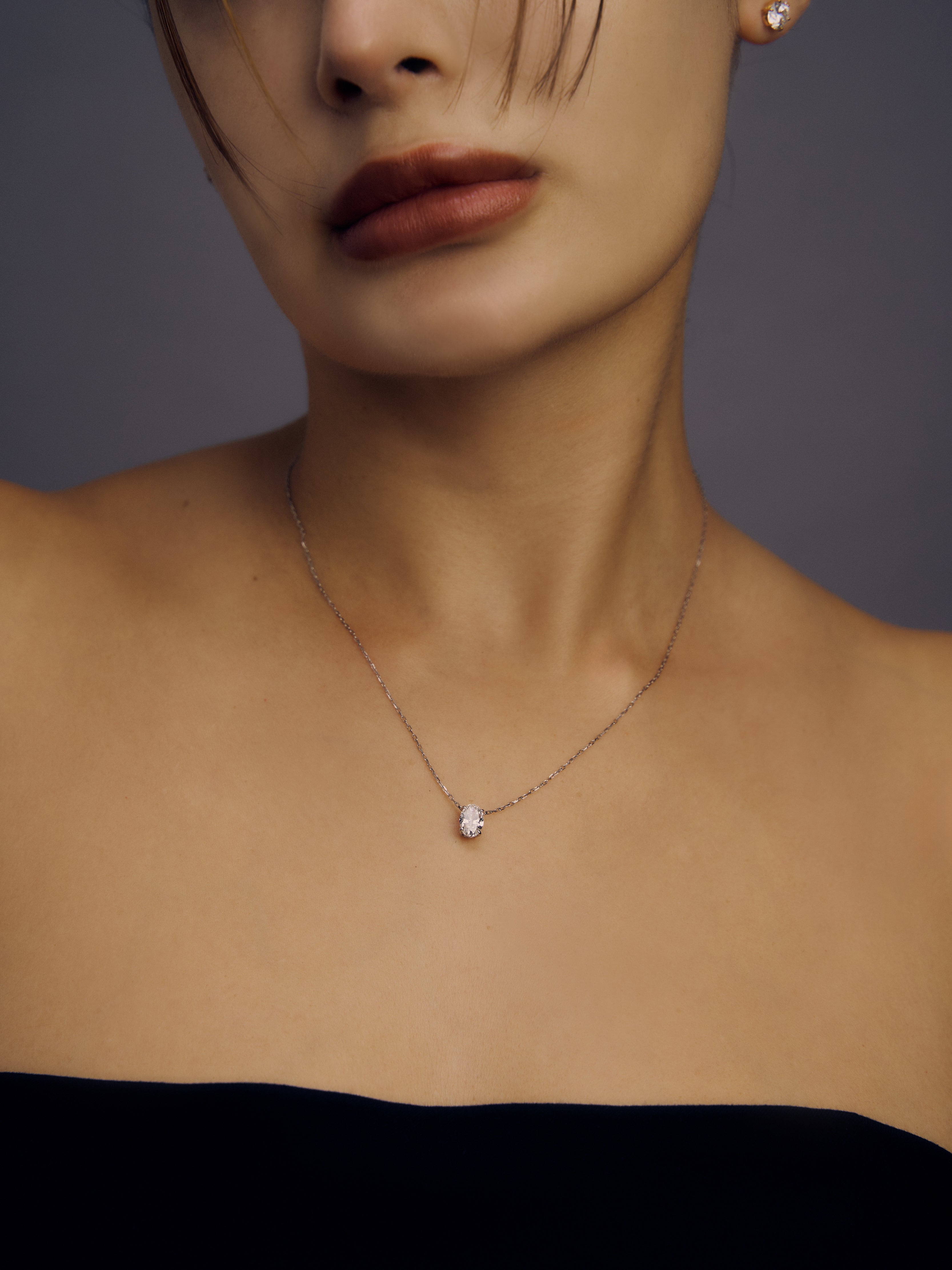 【1.0ct】LAB GROWN DIAMOND / ネックレス OV
