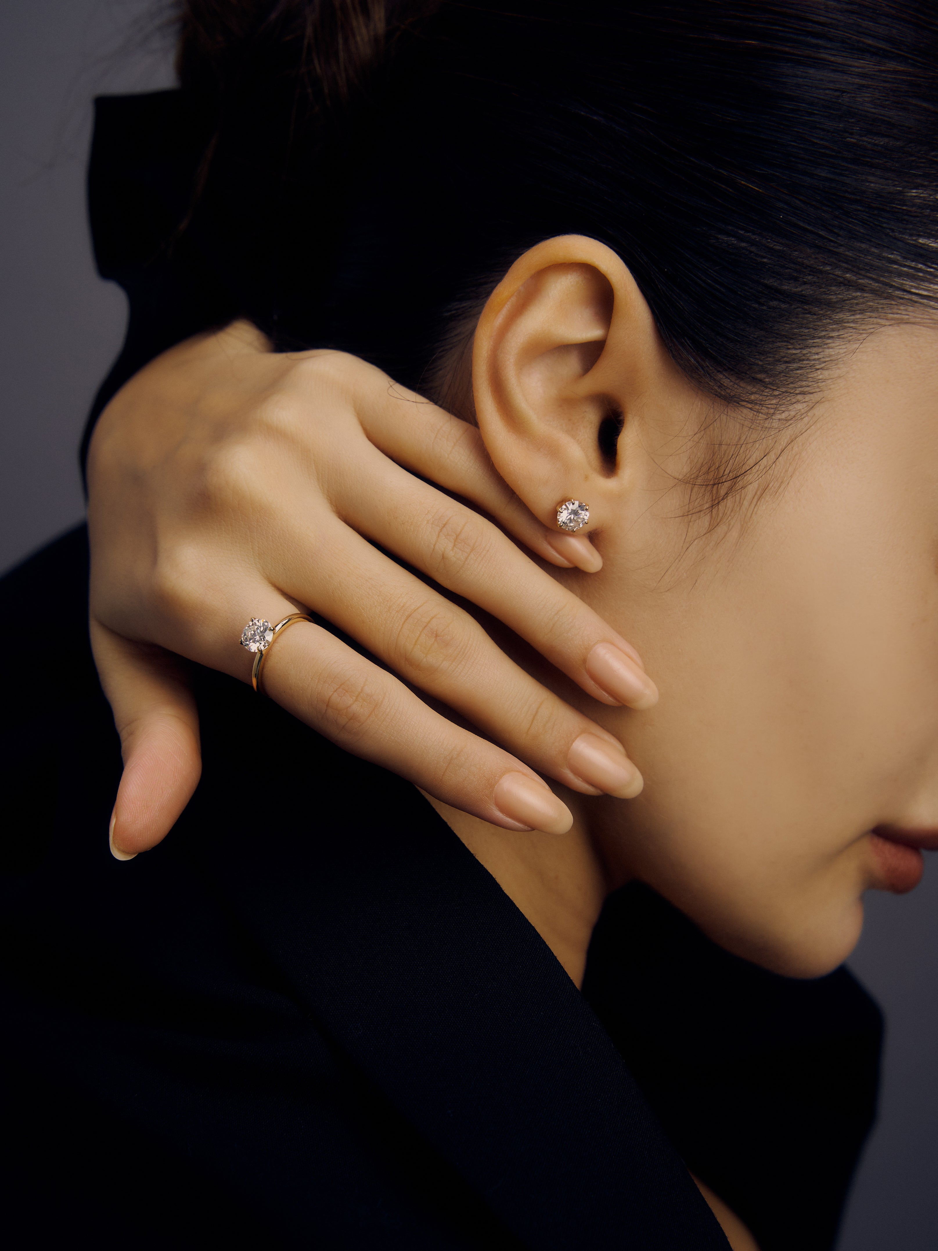 【0.5ct】LAB GROWN DIAMOND / ピアス