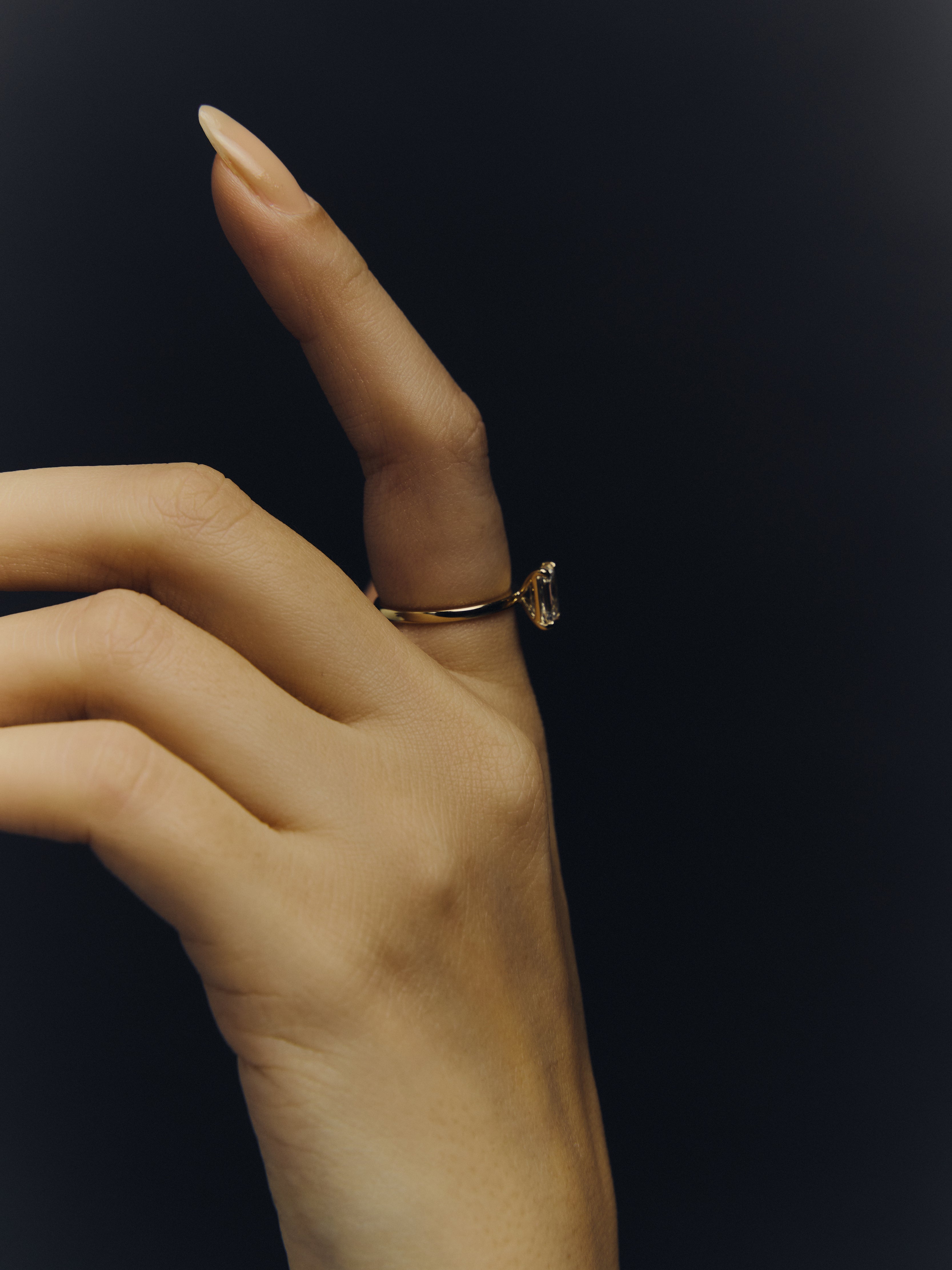 【1.0ct】LAB GROWN DIAMOND / リングEM