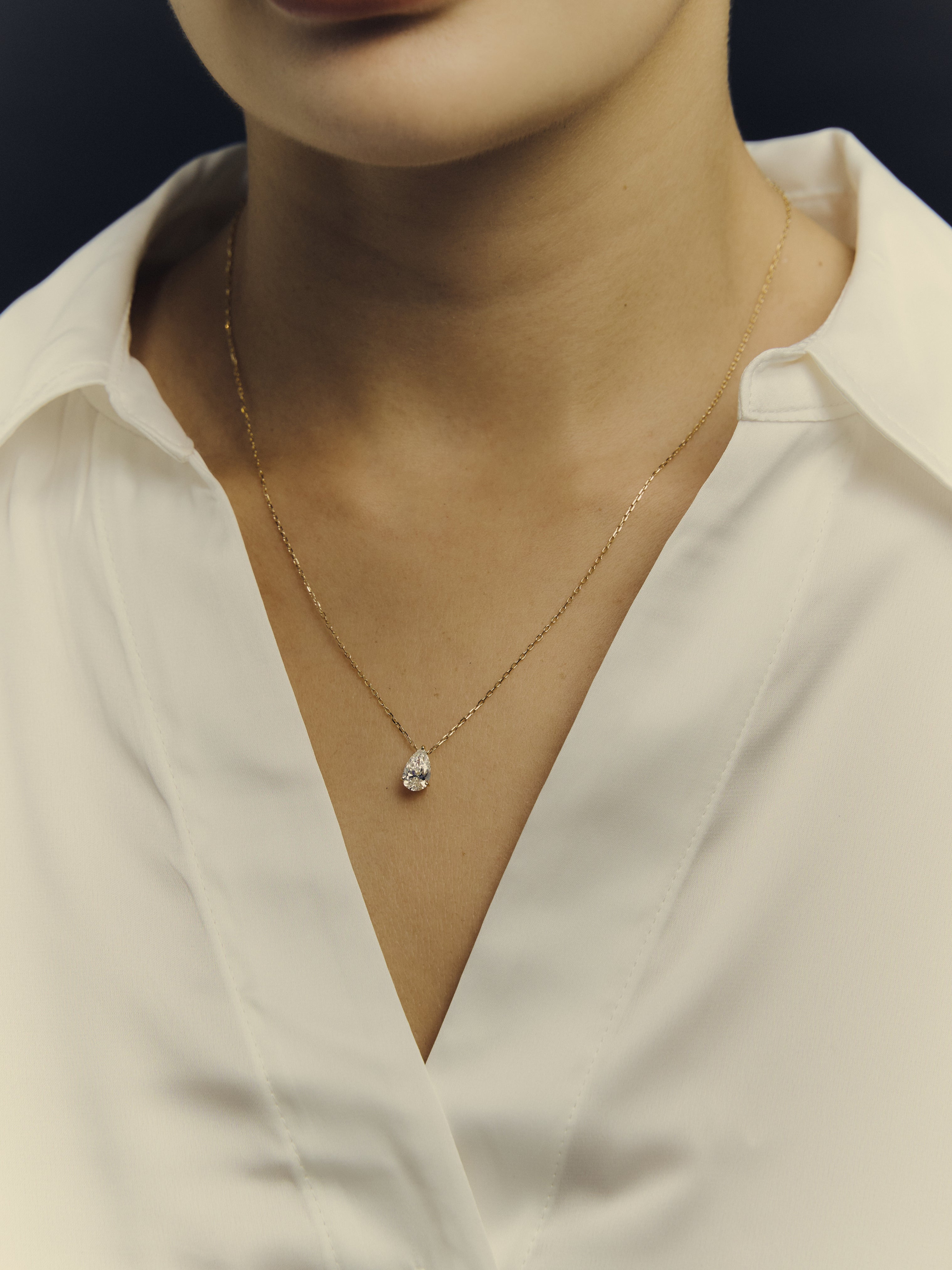 【1.0ct】LAB GROWN DIAMOND / ネックレス PS