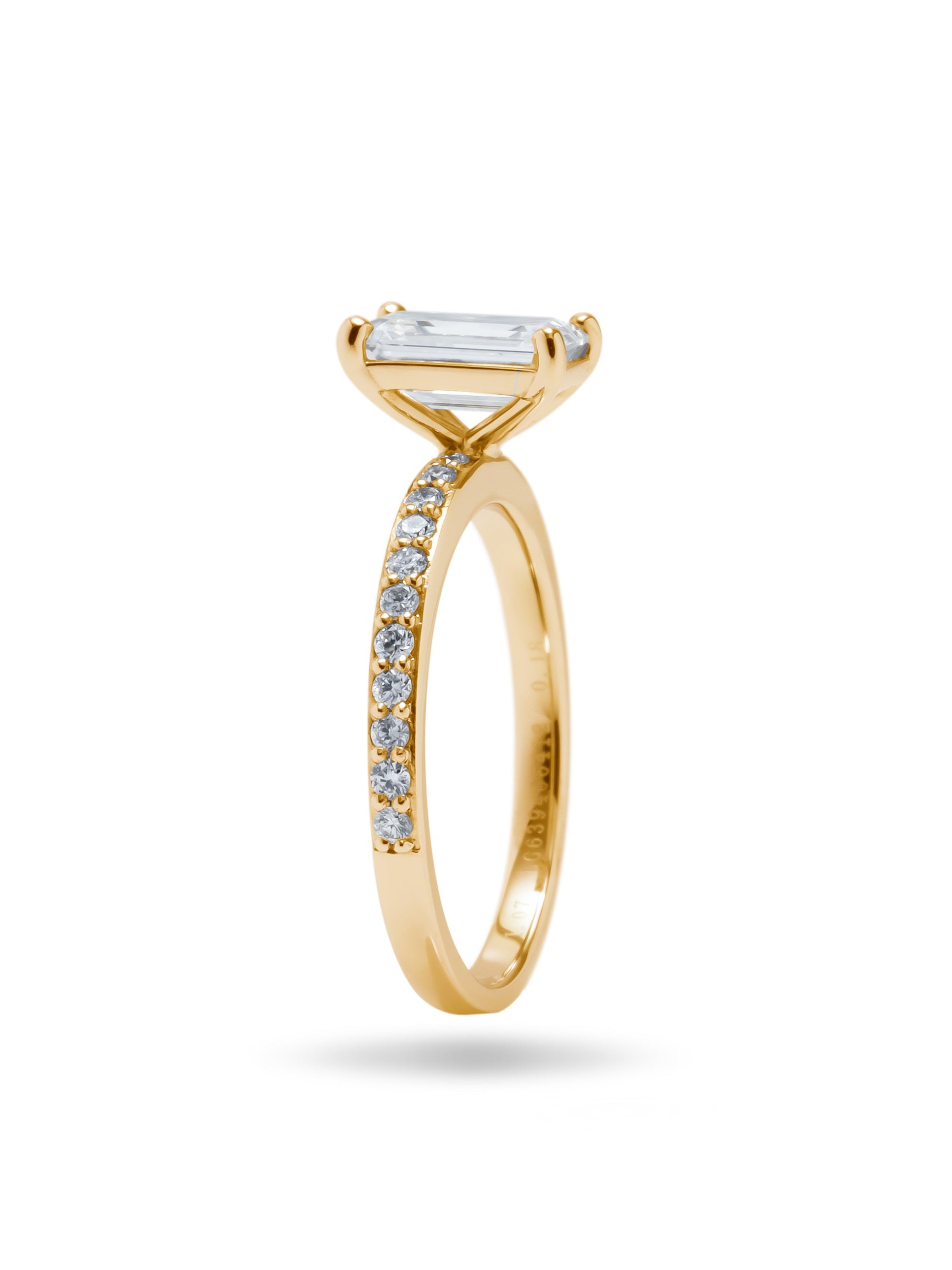 【1.0ct】LAB GROWN DIAMOND HALF ETERNITY / リングEM