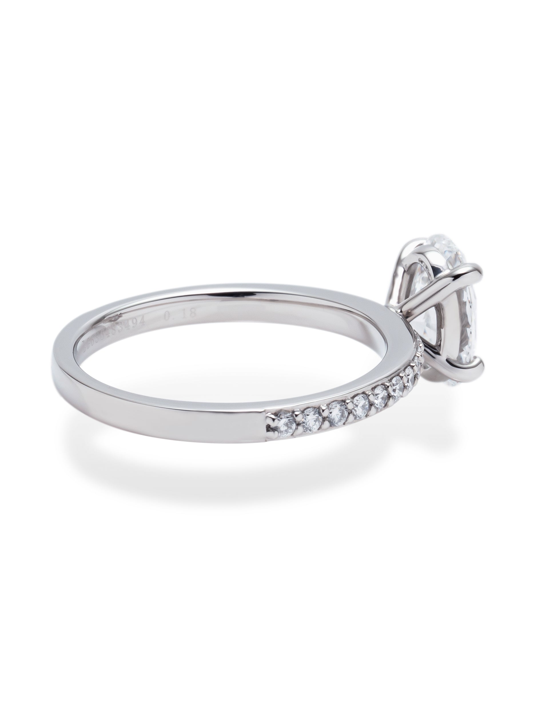 【1.0ct】LAB GROWN DIAMOND HALF ETERNITY / リングOV