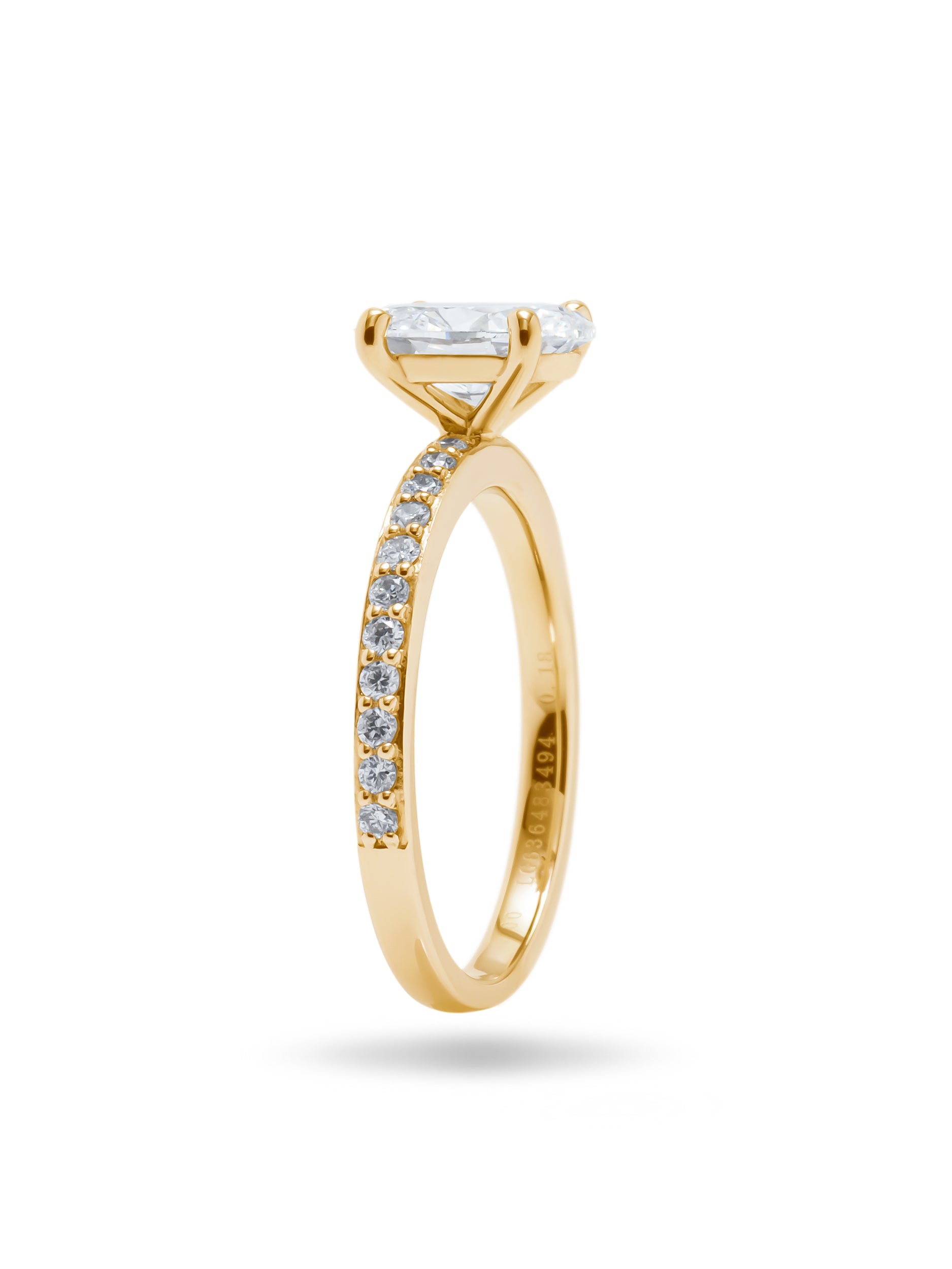 【1.0ct】LAB GROWN DIAMOND HALF ETERNITY / リングOV