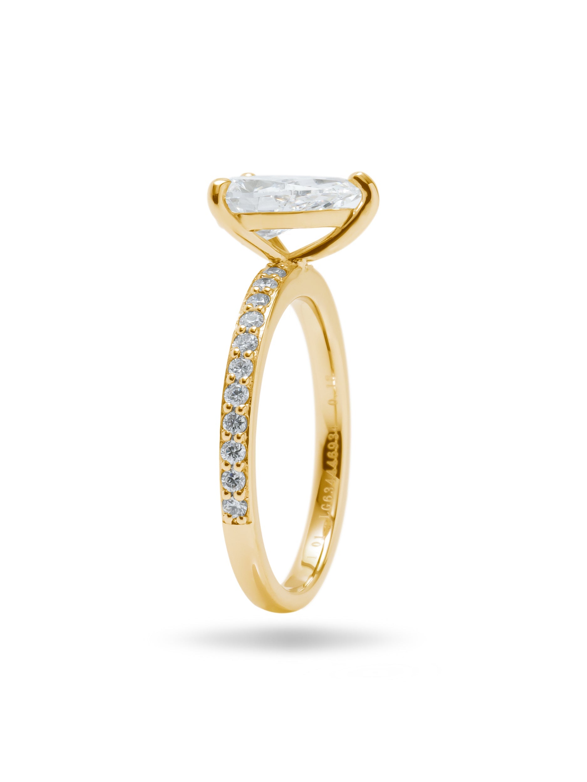 【1.0ct】LAB GROWN DIAMOND HALF ETERNITY / リングPS
