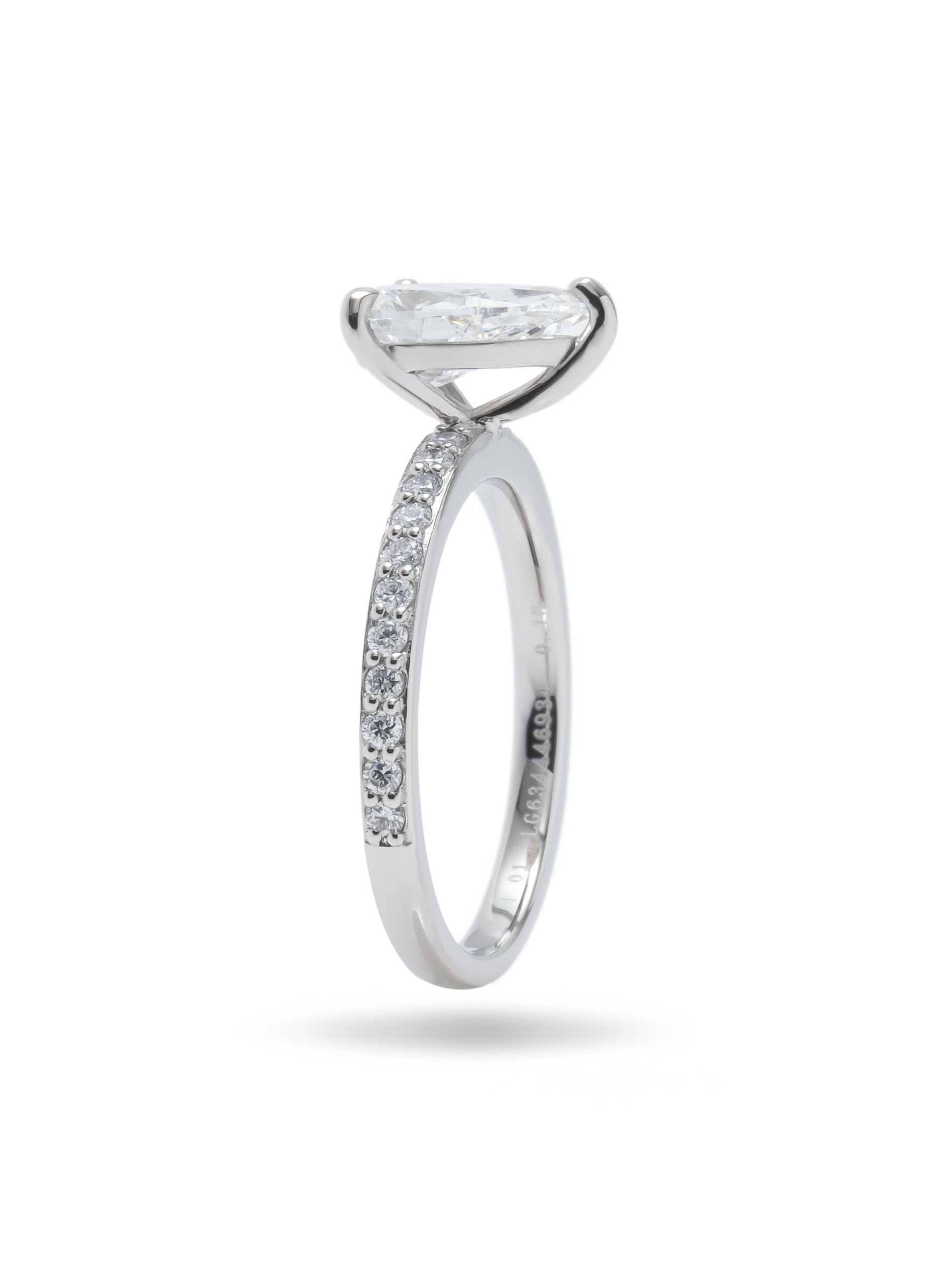 【1.0ct】LAB GROWN DIAMOND HALF ETERNITY / リングPS
