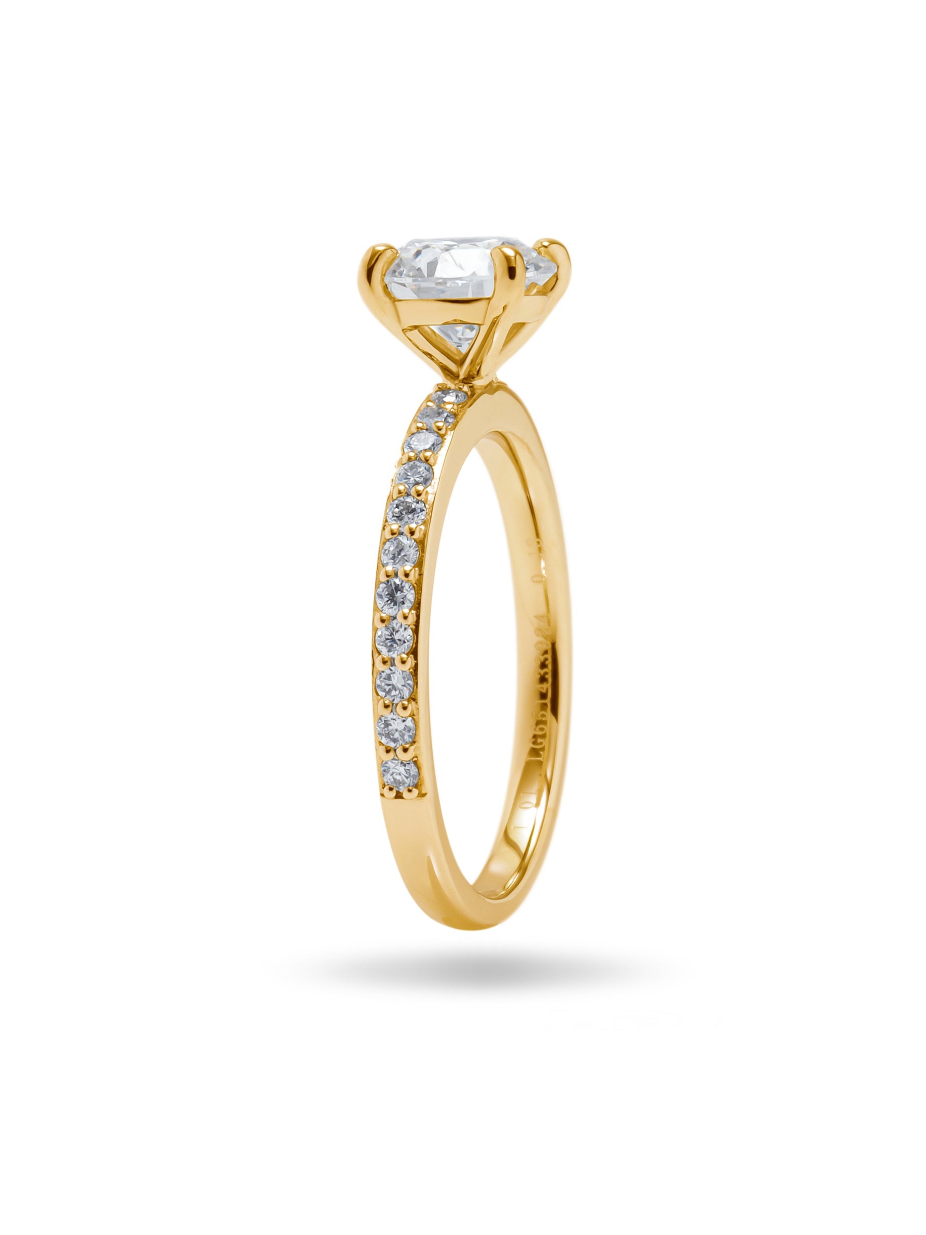 【1.0ct】LAB GROWN DIAMOND HALF ETERNITY / リングRD