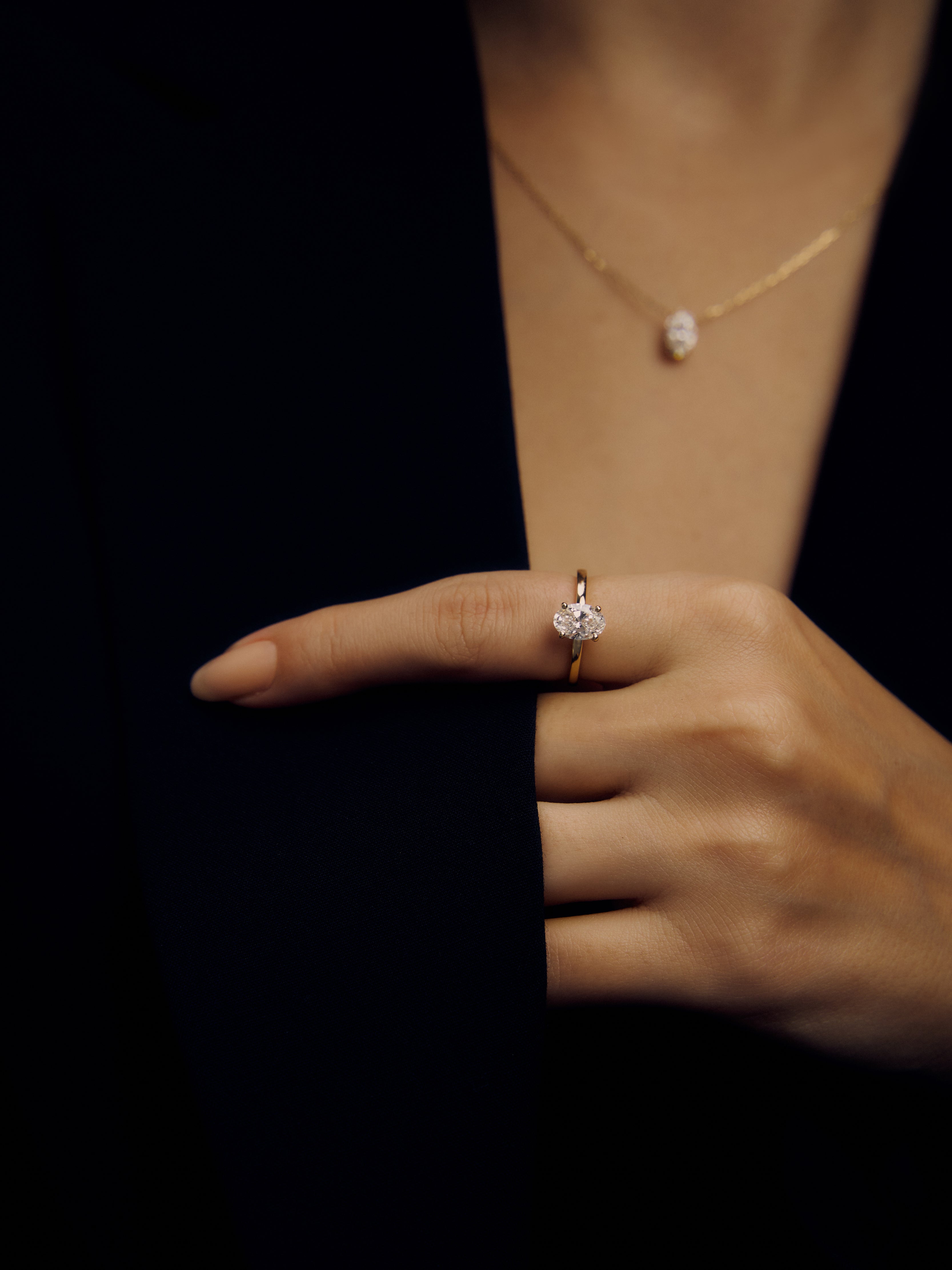 【1.0ct】LAB GROWN DIAMOND / リングOV
