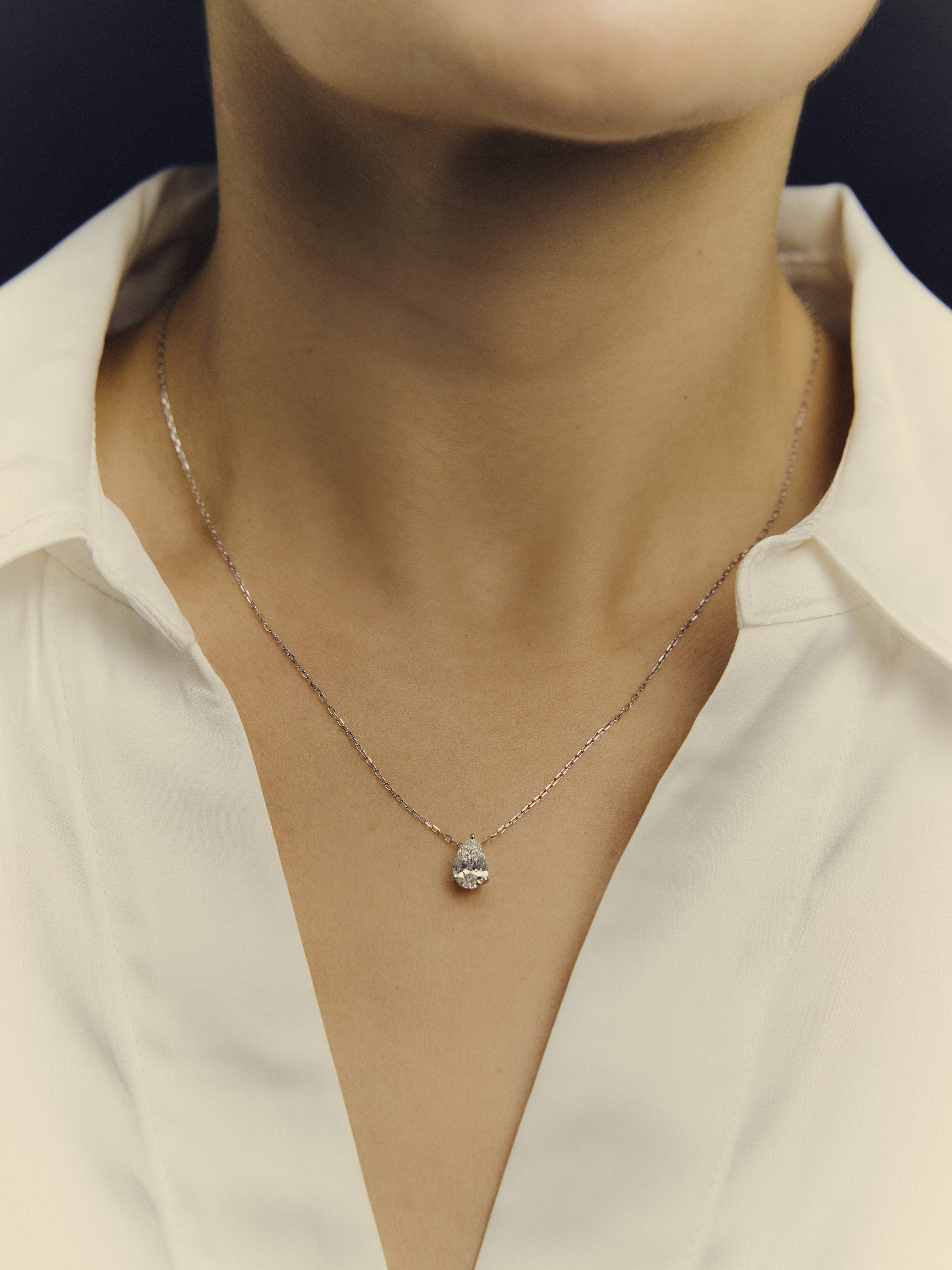【1.0ct】LAB GROWN DIAMOND / ネックレス PS