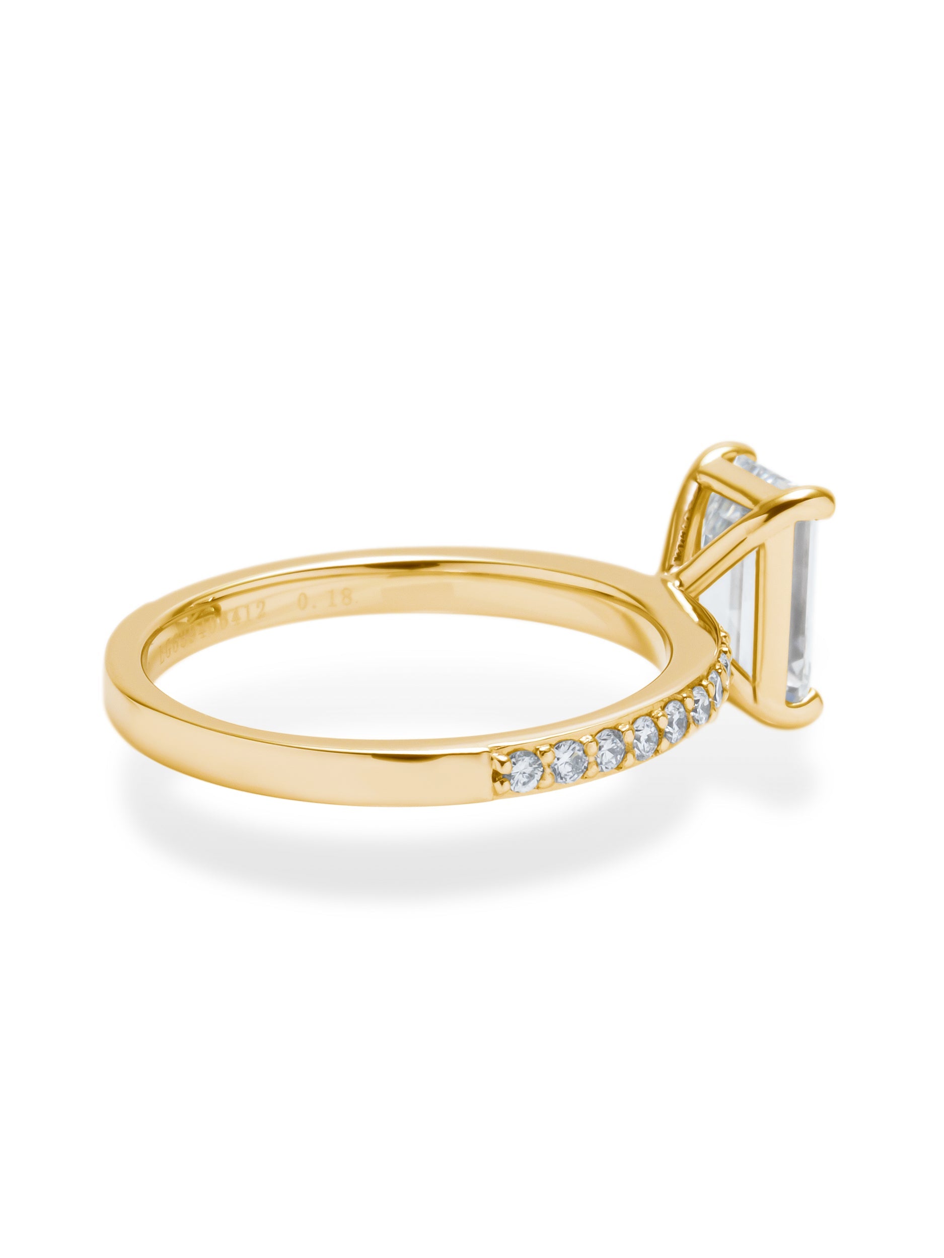 【1.0ct】LAB GROWN DIAMOND HALF ETERNITY / リングEM