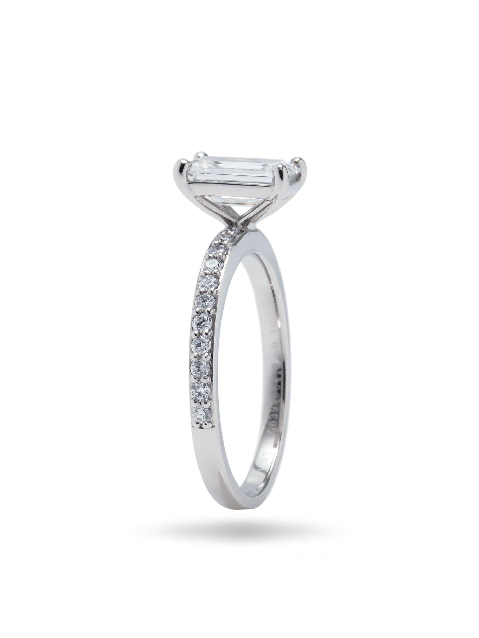 【1.0ct】LAB GROWN DIAMOND HALF ETERNITY / リングEM